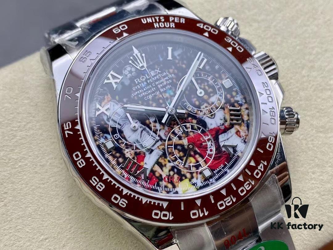 IPK Custom Modified Rolex Daytona CR7 Edition, Dan Dong 4132 Movement
