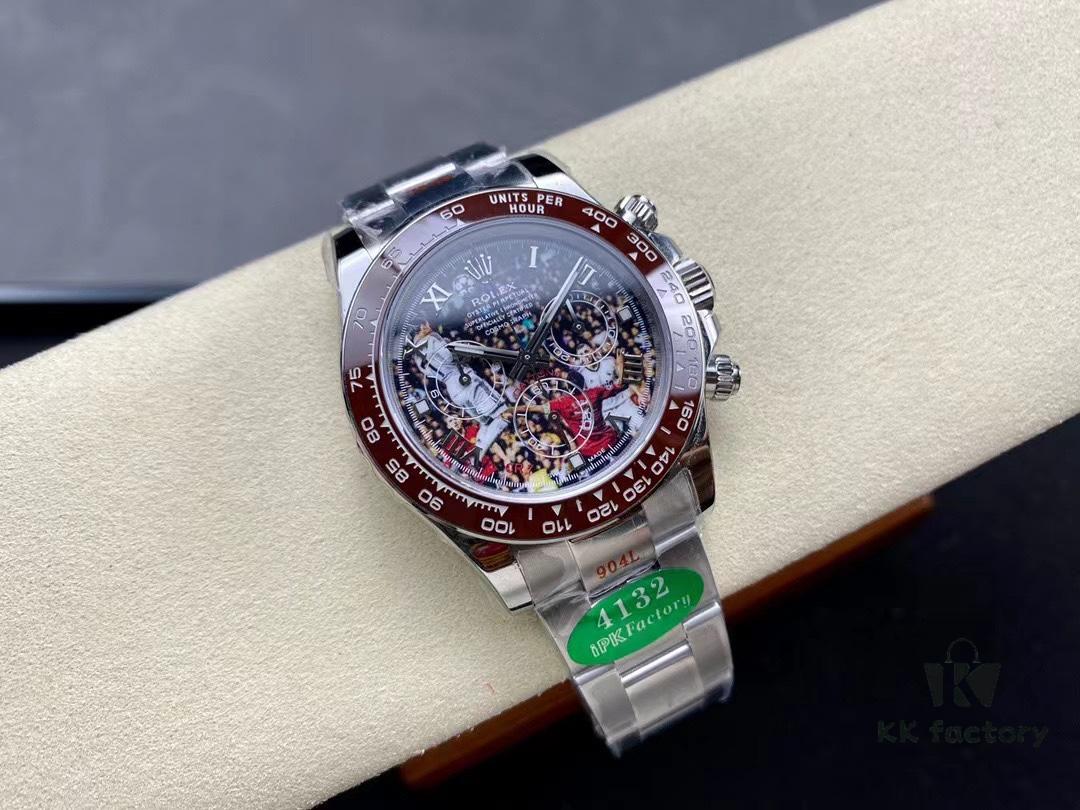 IPK Custom Modified Rolex Daytona CR7 Edition, Dan Dong 4132 Movement