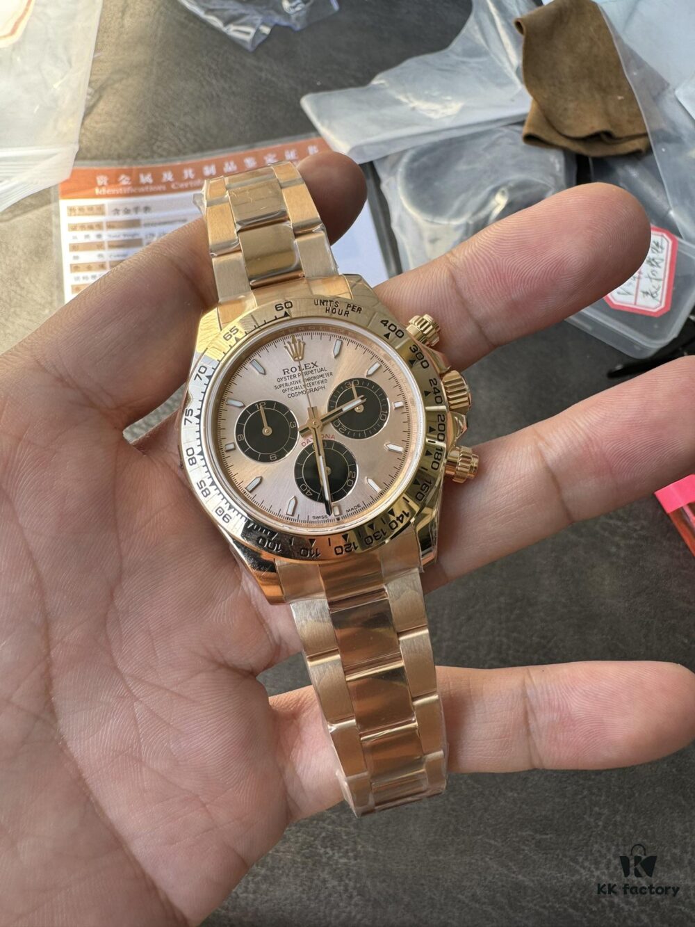 QF Weighted V6 Daytona Rear Gold Plating