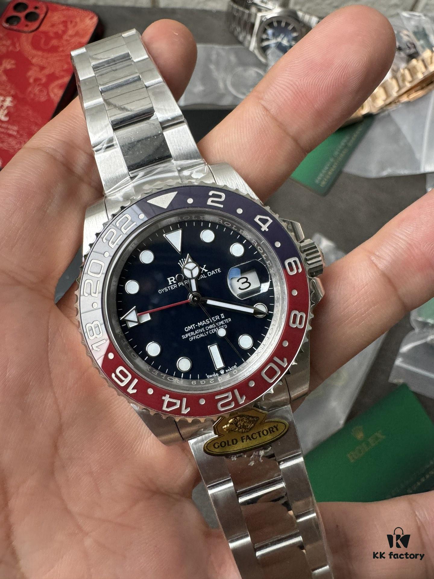 Gold Factory Dog Factory Upgrade V2 Top Version Weighted Greenwich 18K Gold Edition No Peeling No Fading