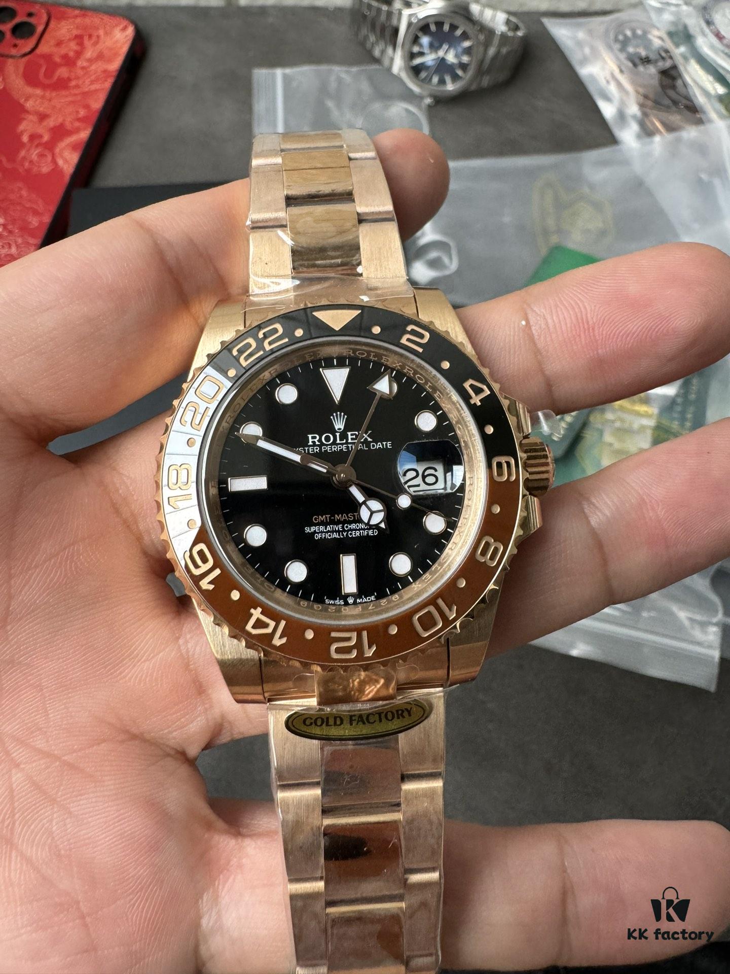 Gold Factory Dog Factory Upgrade V2 Top Version Weighted Greenwich 18K Gold Edition No Peeling No Fading