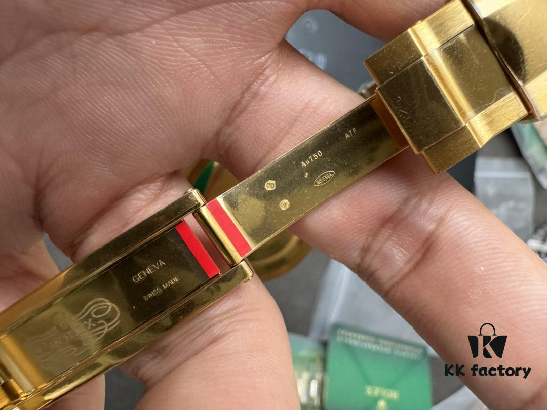 Gold Factory Dog Factory Upgrade V2 Top Version Weighted Greenwich 18K Gold Edition No Peeling No Fading