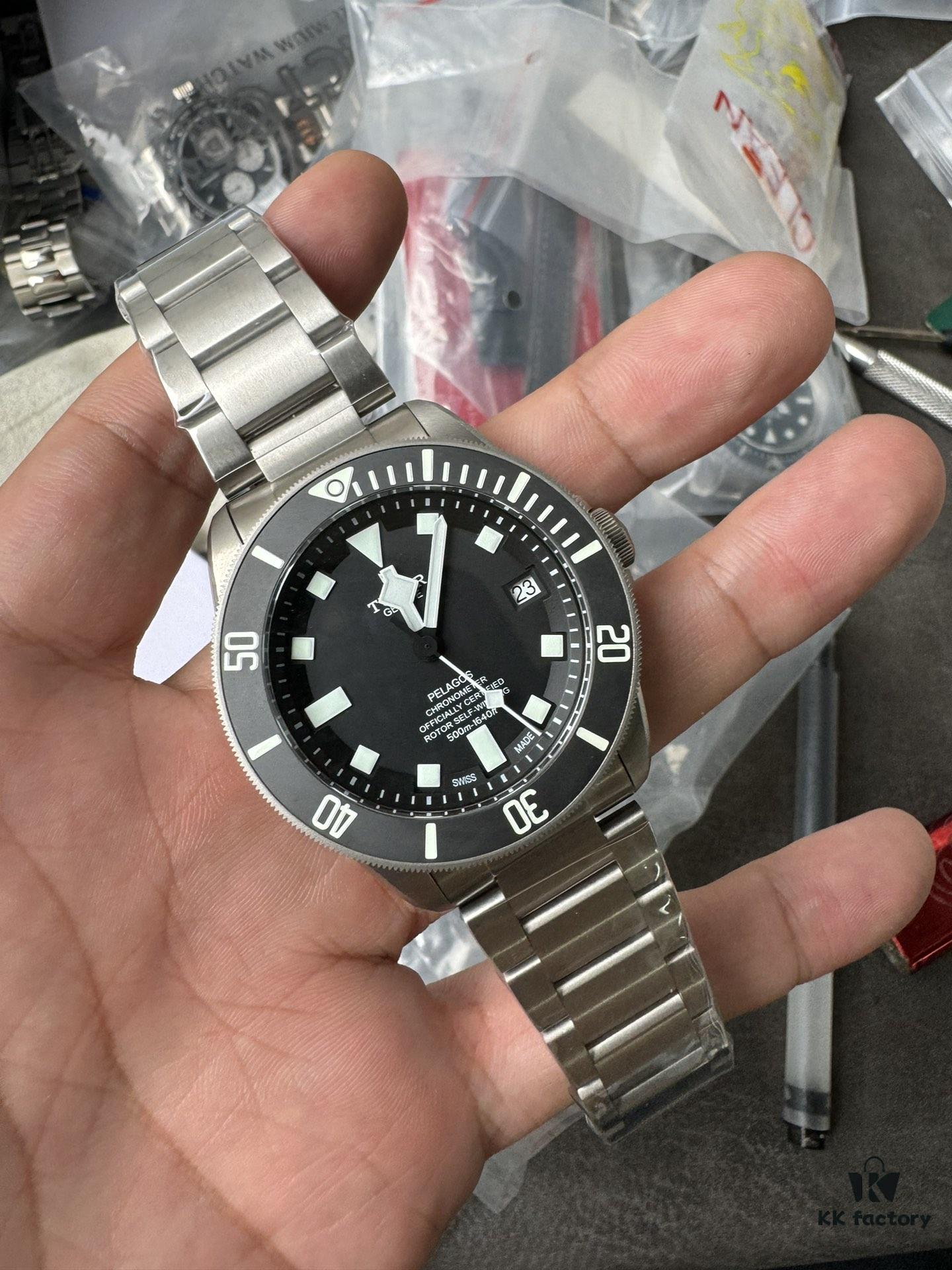 XF Titanium Potato Black Dial