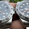 Explorer II 226570 Natural Light Authentic vs Fake Comparison