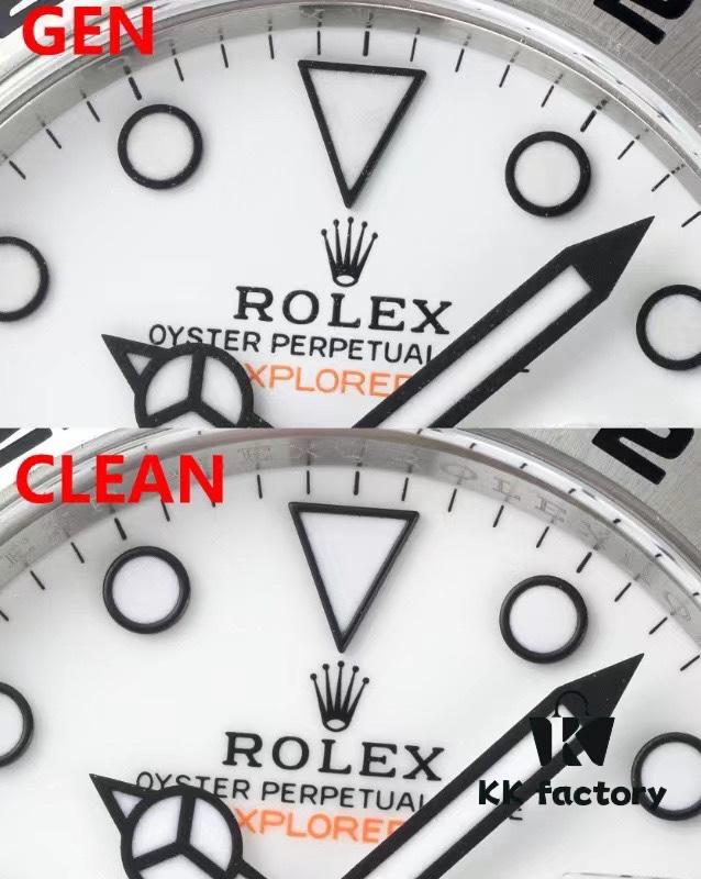 CLEAN Factory C Factory 226570 Explorer II Prospex Black/White Dial with Dan Dong 3285 Movement