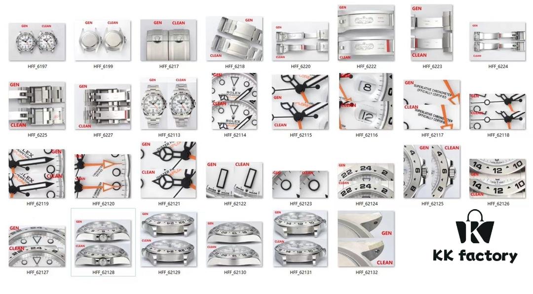 CLEAN Factory C Factory 226570 Explorer II Prospex Black/White Dial with Dan Dong 3285 Movement