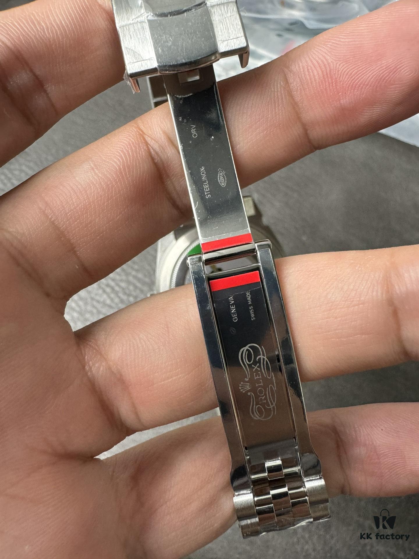 Clean 41 Mother-of-Pearl Dial with Modified Moissanite Bezel