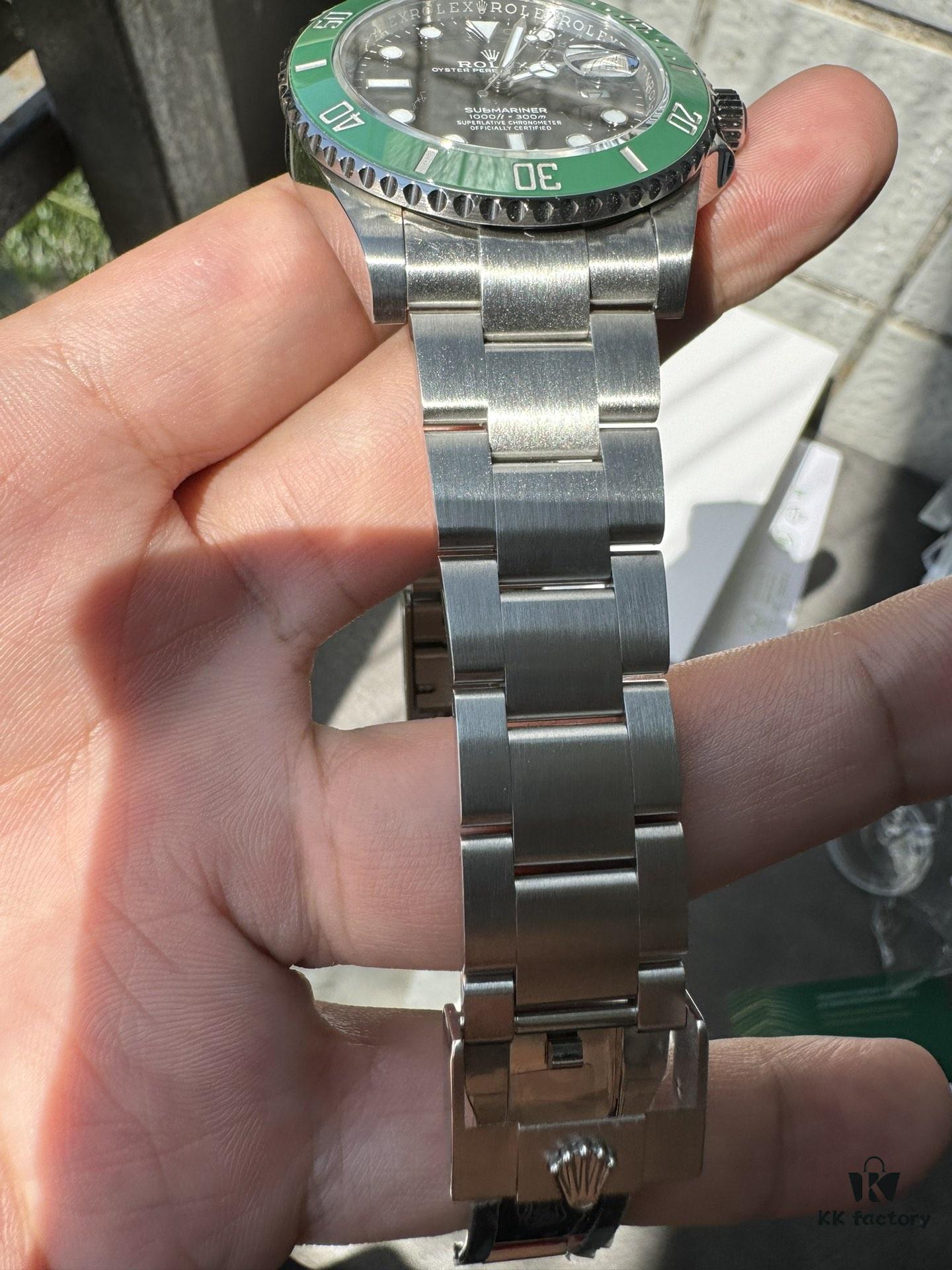 VS 41 Green Hulk Submariner with High-Transparency Glass and Secondary Bevel Polishing
