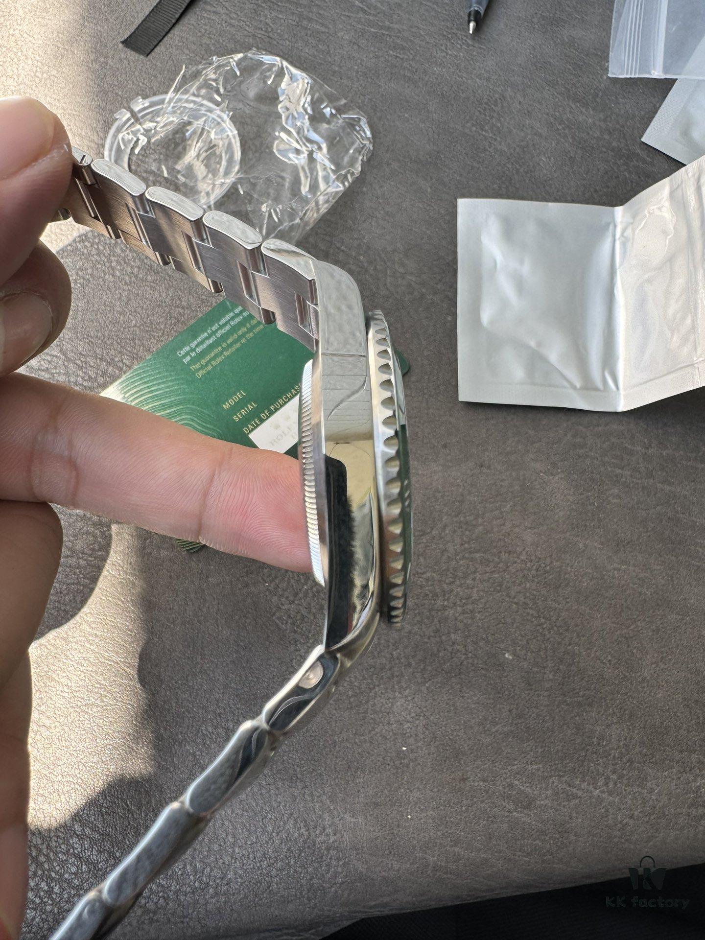 VS 41 Green Hulk Submariner with High-Transparency Glass and Secondary Bevel Polishing