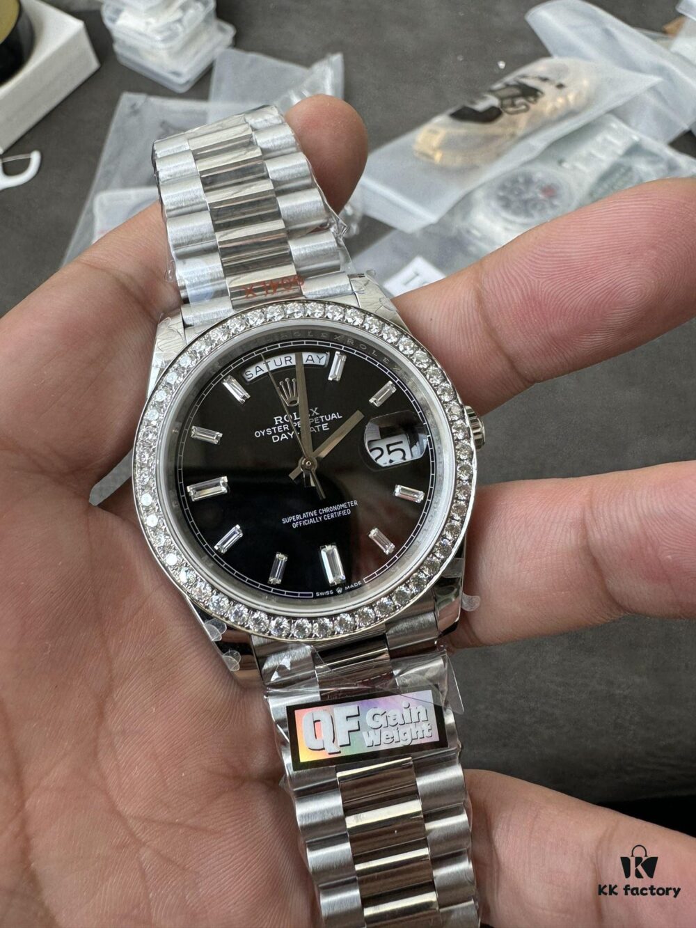 QF Counterweight DD Modified Moissanite Setting