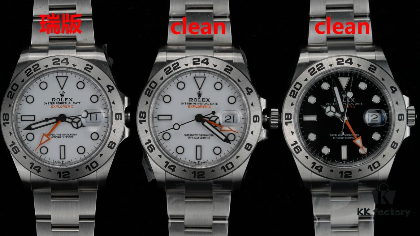 Clean Explorer II Authenticity Comparison