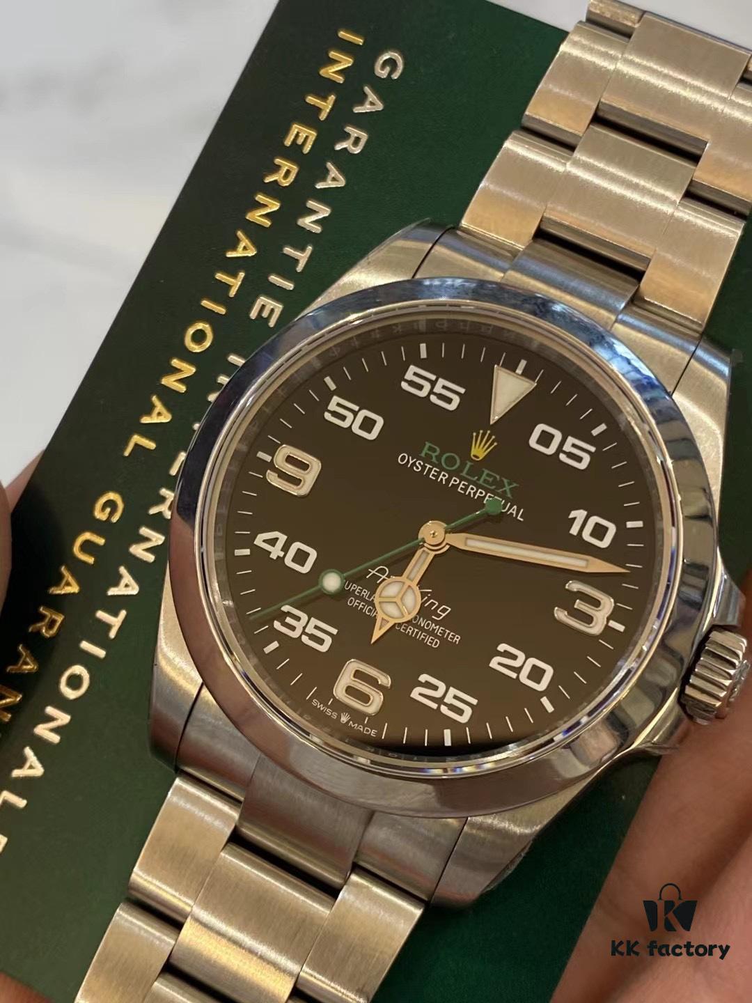 Authentic 126900 Complete Watch with Dial, Hands, Bezel, Crown, Strap, and Buckle, V.S. Base