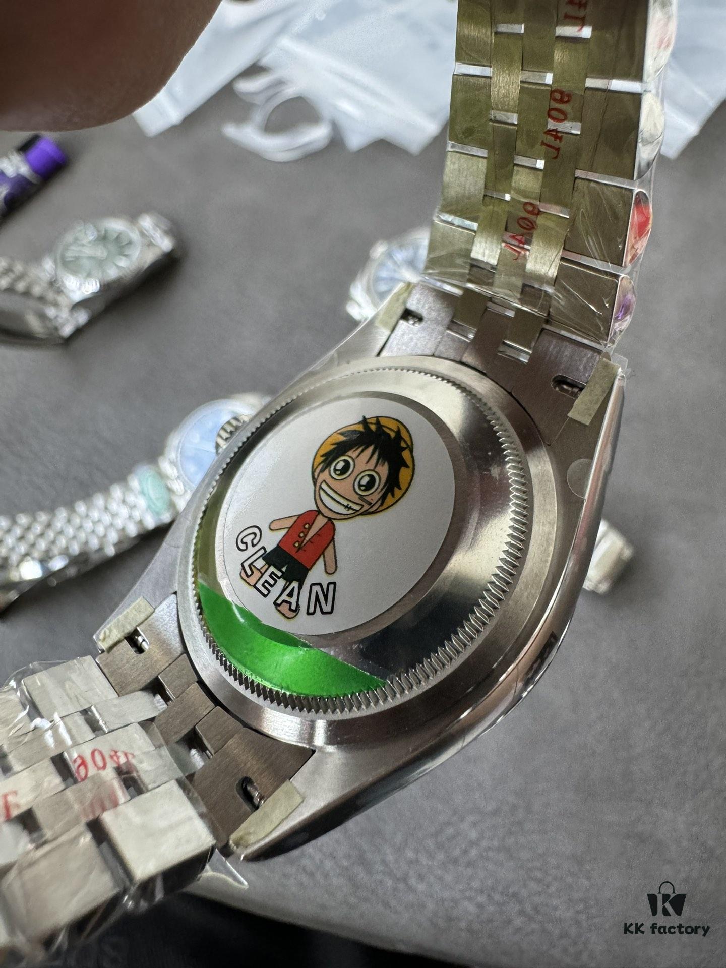 Clean 36mm Blue Dial Date Display