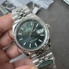 Clean 36mm Green Dial Date Display