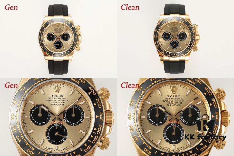 C Factory New 4131 Movement 126518 Yu Wenle Edition - Authentic vs Fake Comparison