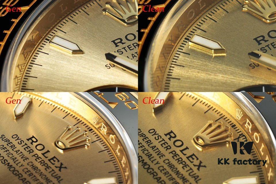 C Factory New 4131 Movement 126518 Yu Wenle Edition - Authentic vs Fake Comparison