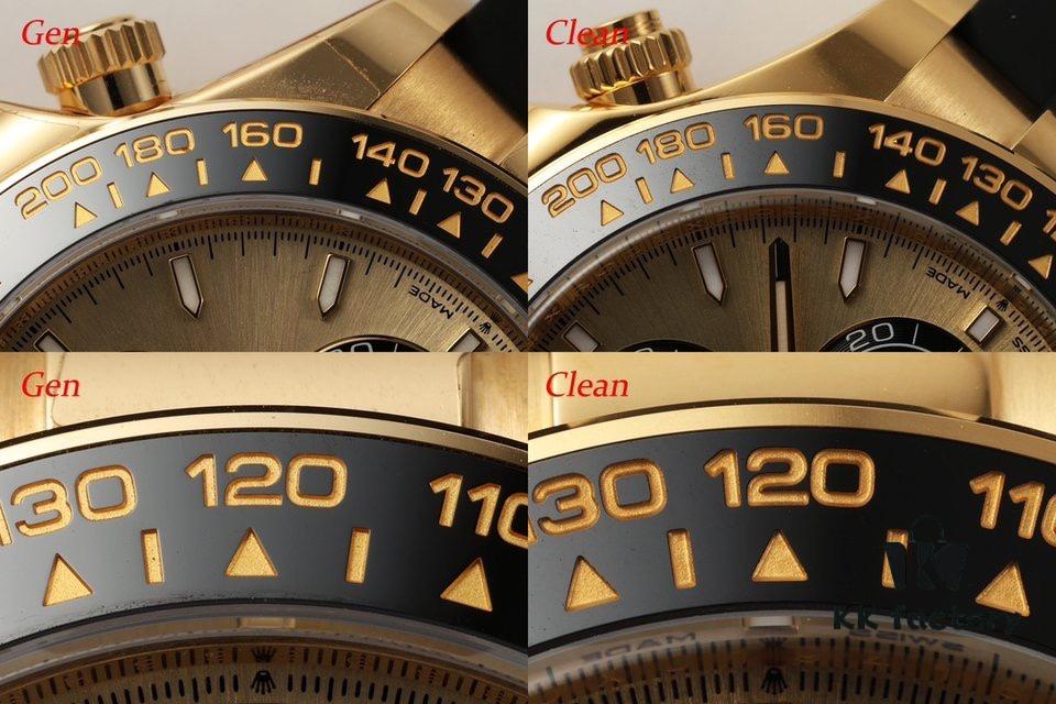 C Factory New 4131 Movement 126518 Yu Wenle Edition - Authentic vs Fake Comparison