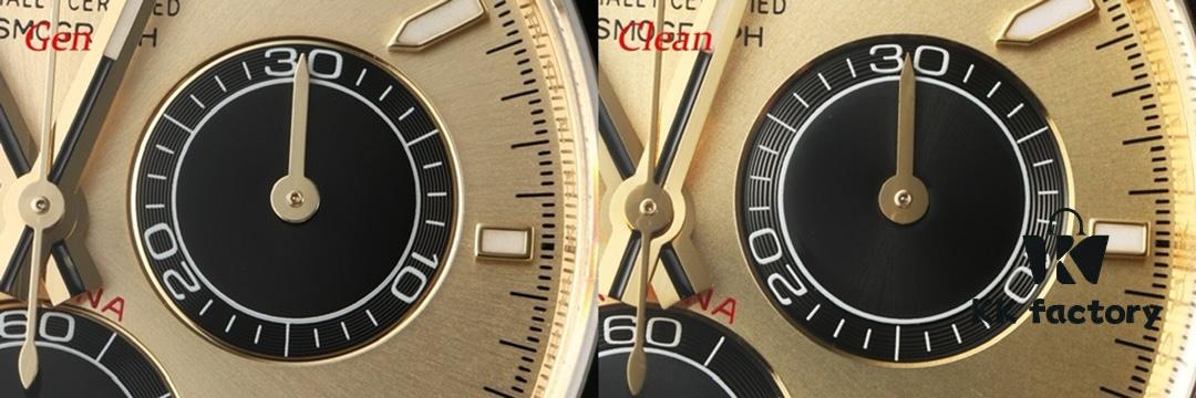 C Factory New 4131 Movement 126518 Yu Wenle Edition - Authentic vs Fake Comparison