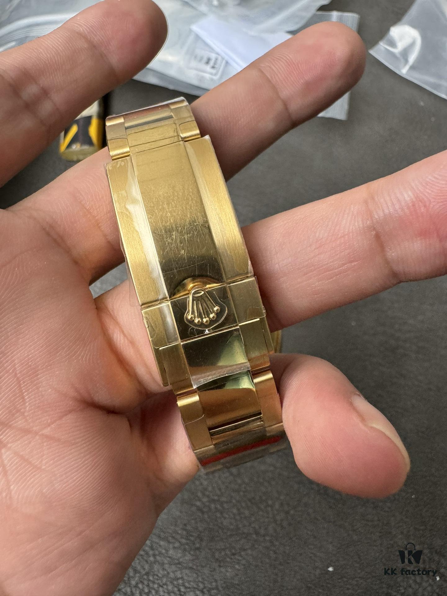 QF New Model Daytona 4132 Open Case Back Le Mans 100th Anniversary Edition Gold