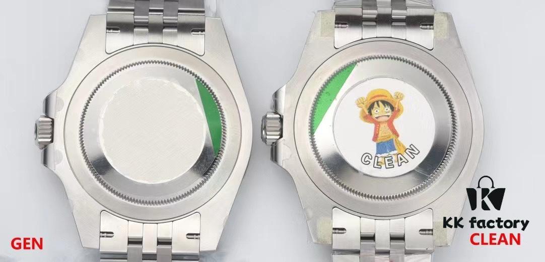 Authentic vs Fake Comparison: 126710 Black and Grey Bezel, Clean Factory