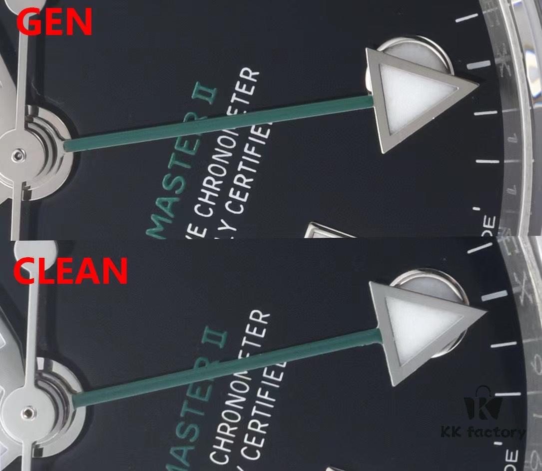 Authentic vs Fake Comparison: 126710 Black and Grey Bezel, Clean Factory