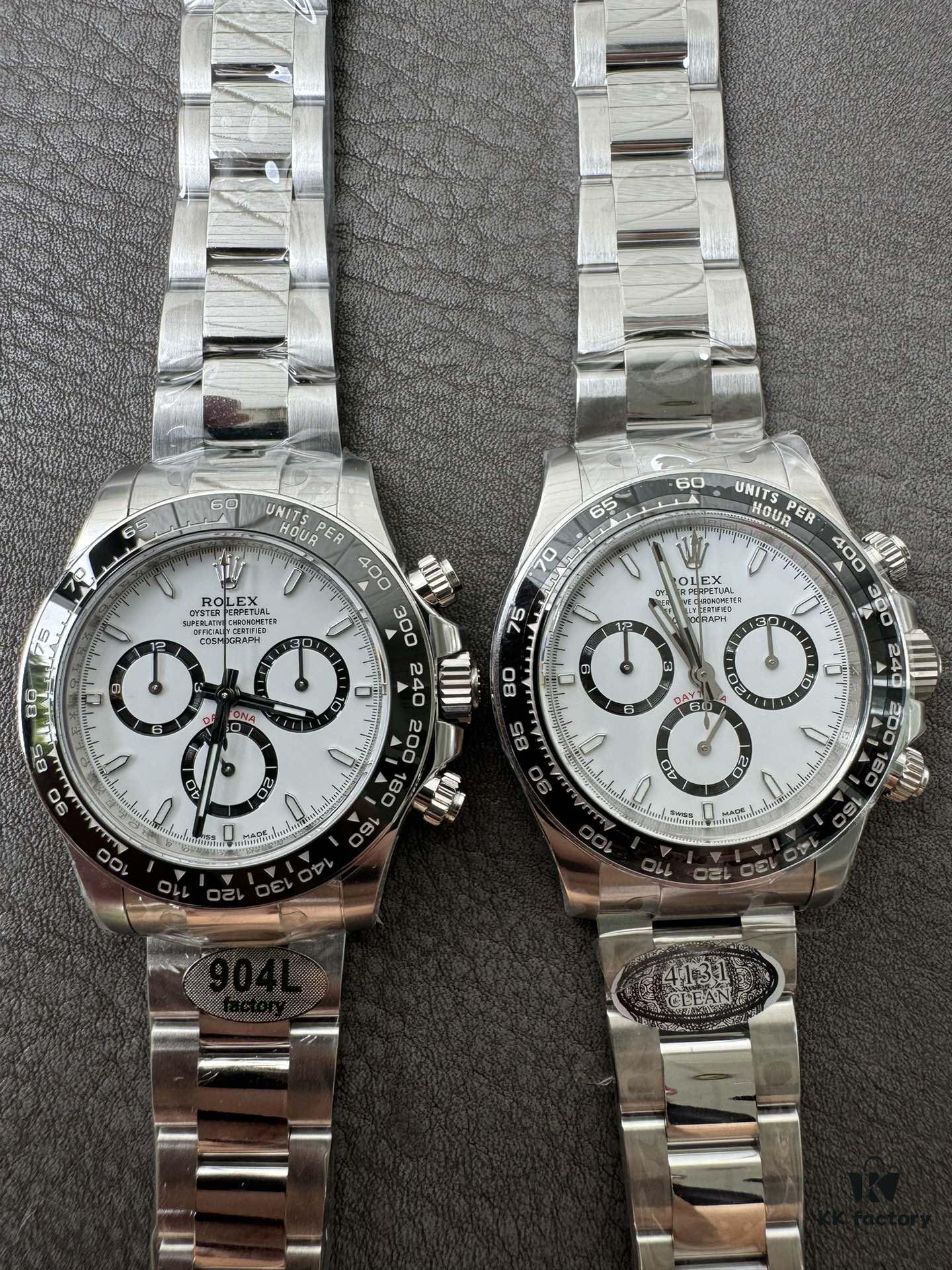 904L Factory New Arrival 2023 Newest 126500 White Ceramic Panda Black Ceramic 4131 Integrated Movement (First Batch Includes Rolex Stainless Steel Strap and Exclusive T-Shape Screwdriver for Disassembly, Non-Slip Screws, Designed for Perfectionists)