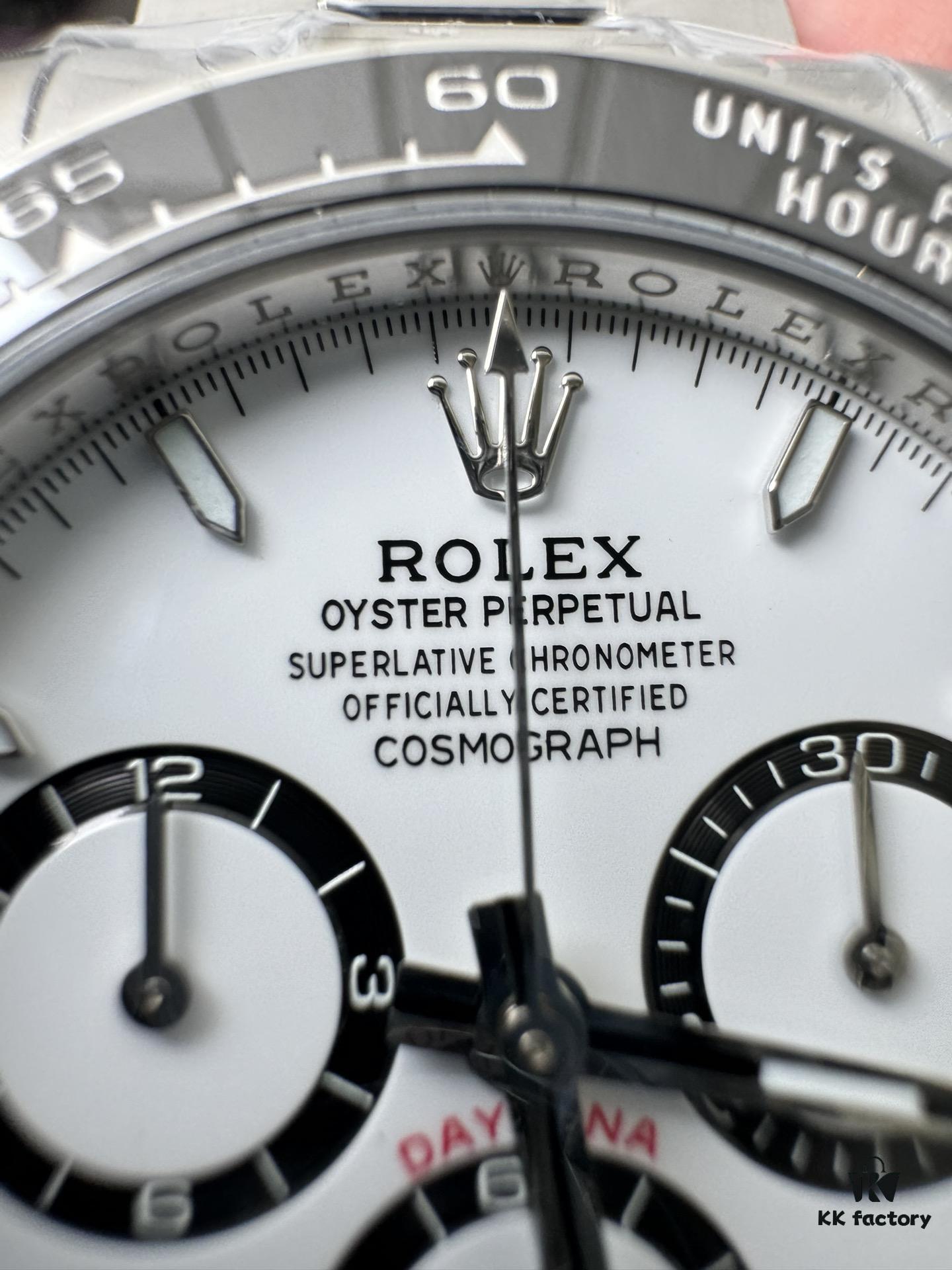 904L Factory New Release 2023 Model 126500 White Ceramic Panda Black Ceramic 4131 Integrated Movement (First Batch Includes Rolex Stainless Steel Strap and Exclusive T-Screwdriver for Precision Disassembly)