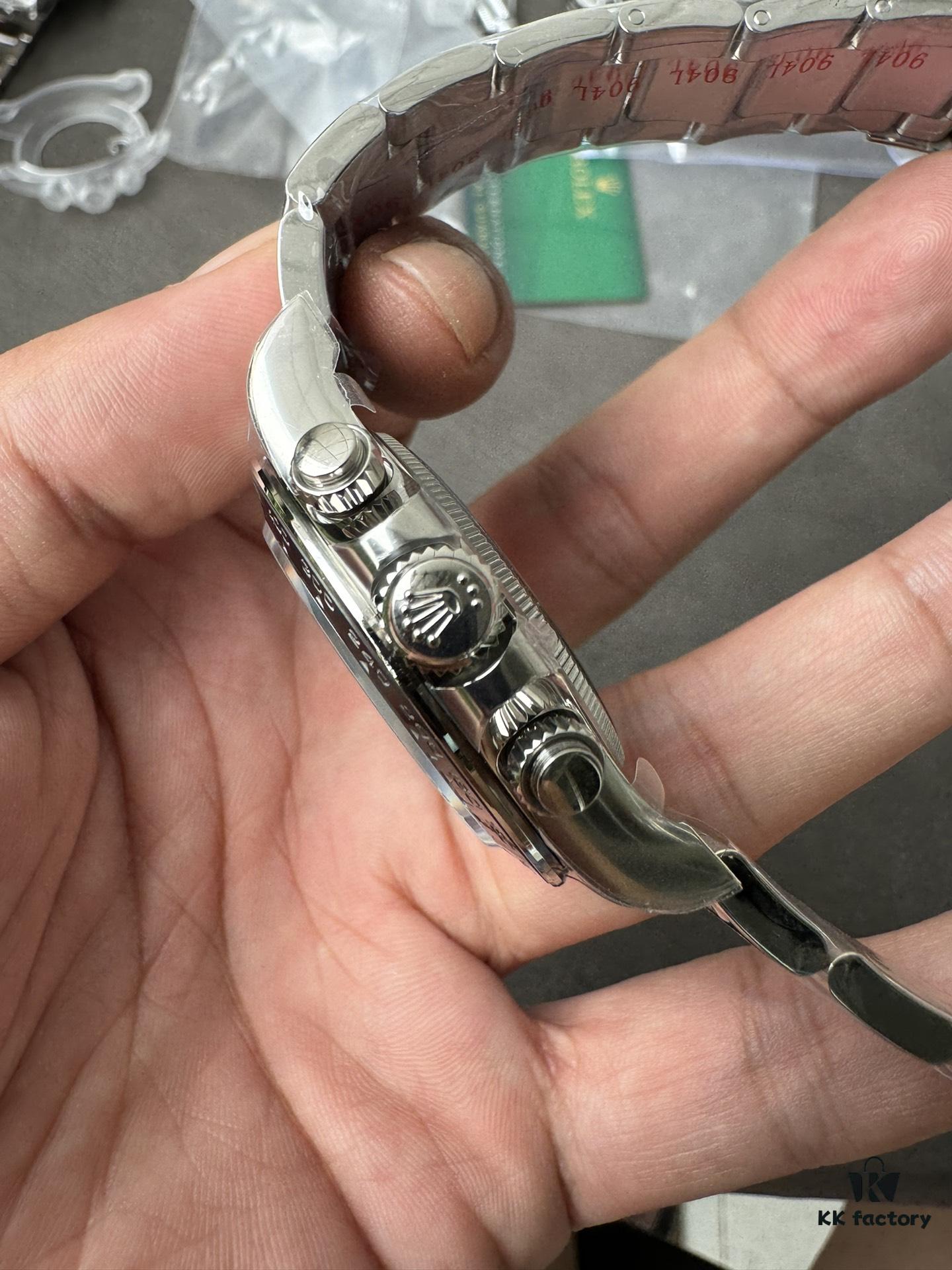 904L Factory New Release 2023 Model 126500 White Ceramic Panda Black Ceramic 4131 Integrated Movement (First Batch Includes Rolex Stainless Steel Strap and Exclusive T-Screwdriver for Precision Disassembly)