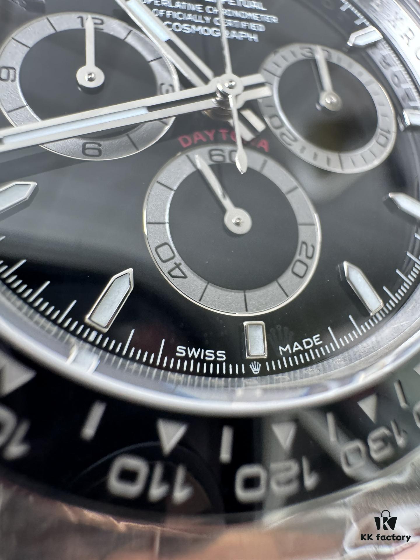 904L Factory New Release 2023 Model 126500 White Ceramic Panda Black Ceramic 4131 Integrated Movement (First Batch Includes Rolex Stainless Steel Strap and Special T-Type Screwdriver for Precision Disassembly Without Damaging Screws, Designed for Perfectionists)