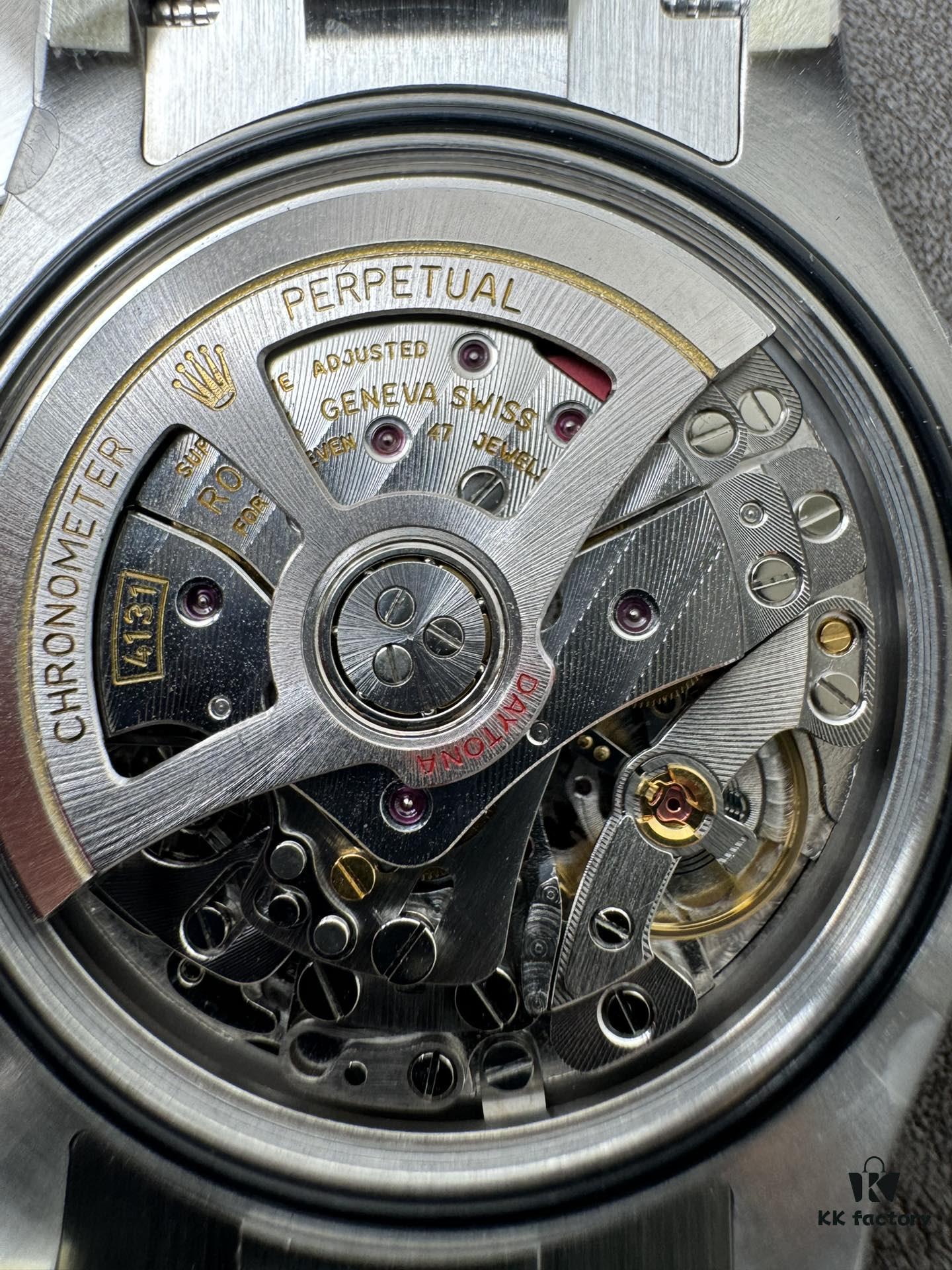 904L Factory New Release 2023 Model 126500 White Ceramic Panda Black Ceramic 4131 Integrated Movement (First Batch Includes Rolex Stainless Steel Strap and Special T-Type Screwdriver for Precision Disassembly Without Damaging Screws, Designed for Perfectionists)