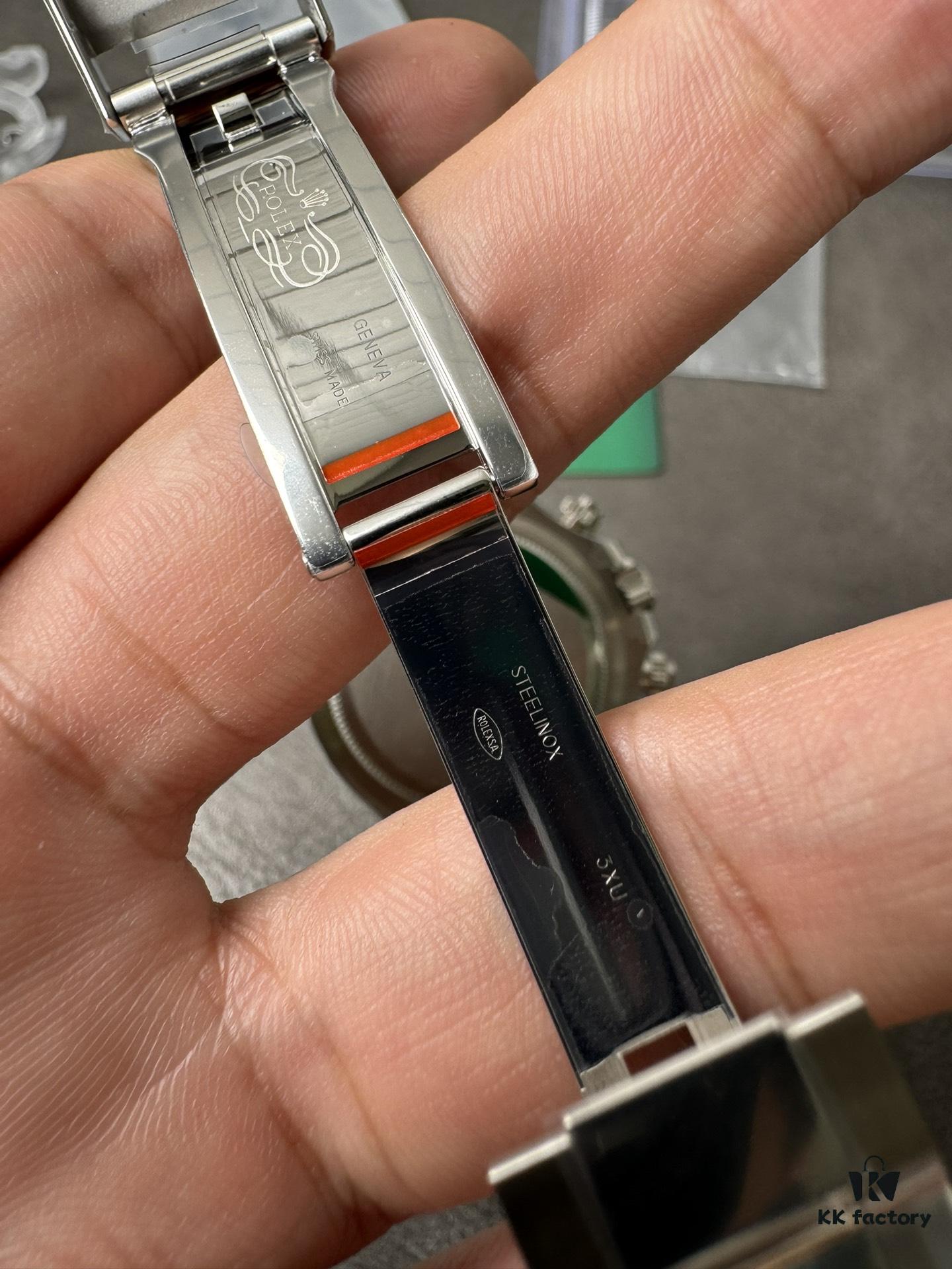 904L Factory New Release 2023 Model 126500 White Ceramic Panda Black Ceramic 4131 Integrated Movement (First Batch Includes Rolex Stainless Steel Strap and Exclusive T-Shape Screwdriver for Precision Disassembly)