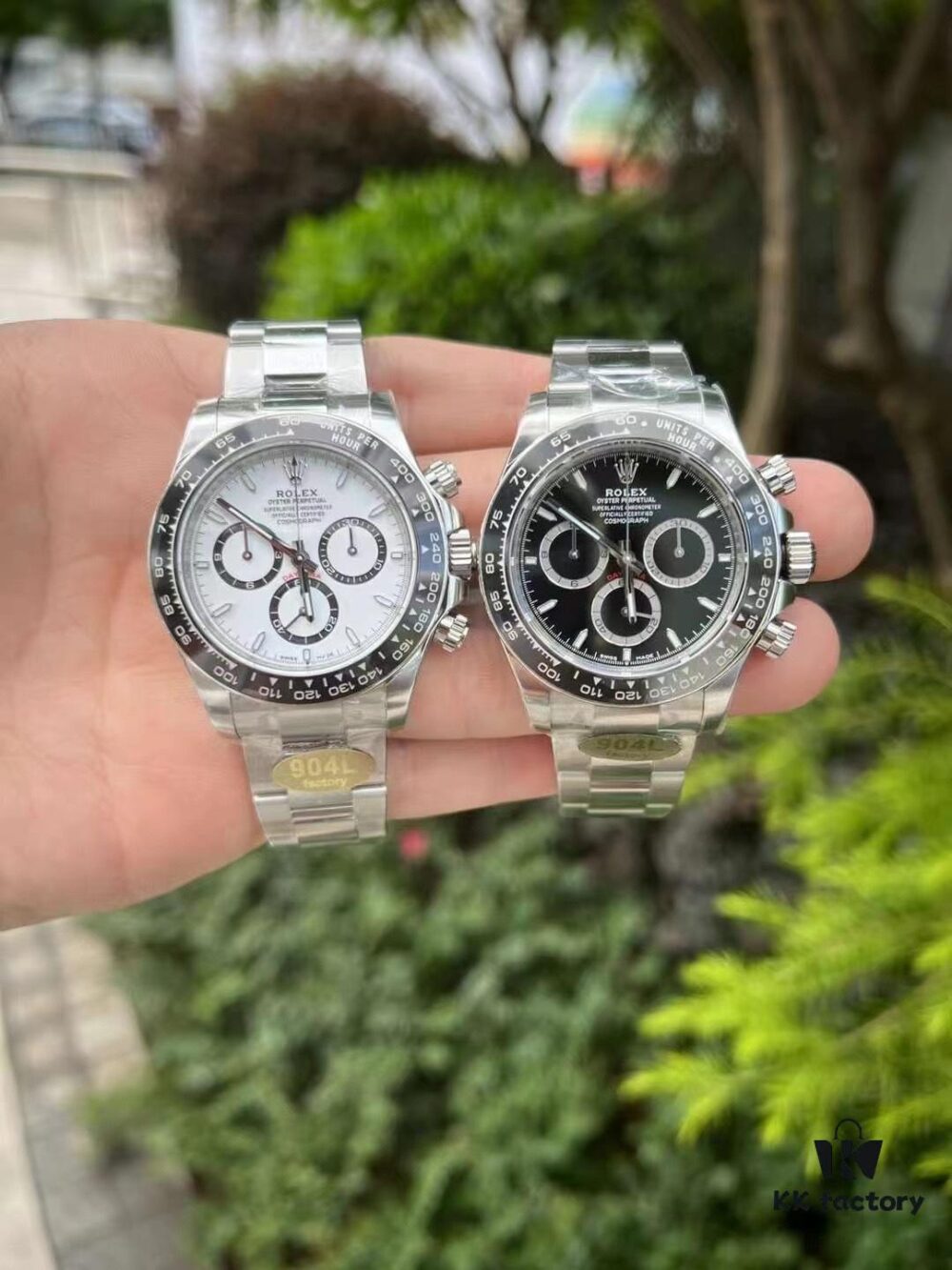 904L Factory New Release 2023 Model 126500 White Ceramic Panda Black Ceramic 4131 Integrated Movement (First Batch Includes Rolex Stainless Steel Strap and Exclusive T-Shape Screwdriver for Disassembly Without Damaging Screws, Designed for Perfectionists)