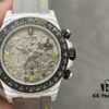 DIW Rolex Open Case Astronaut White Carbon Fiber Daytona 4130 Movement 40mm