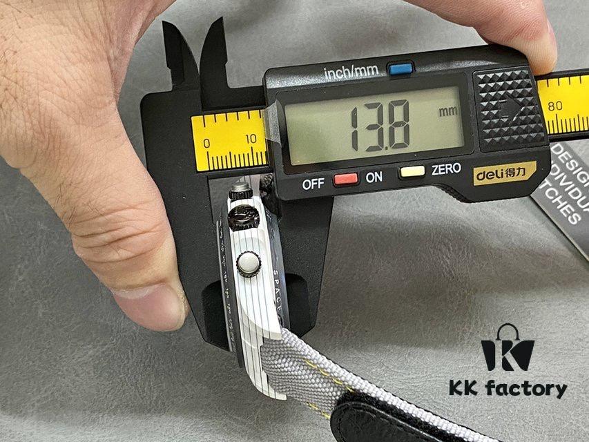 DIW Rolex Open Case Astronaut White Carbon Fiber Daytona 4130 Movement 40mm