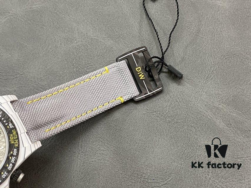 DIW Rolex Open Case Astronaut White Carbon Fiber Daytona 4130 Movement 40mm