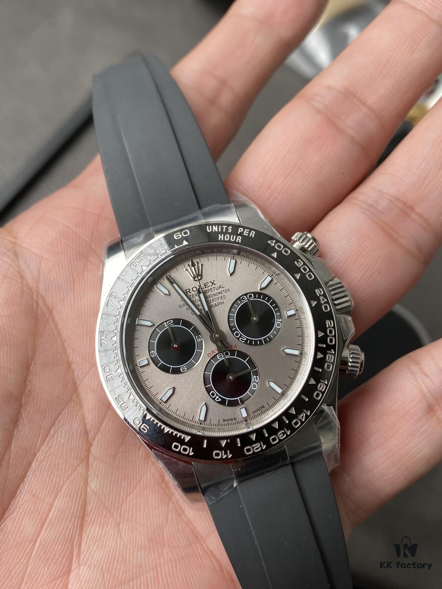 Clean New 4131 Movement Gray Rubber Daytona In Stock