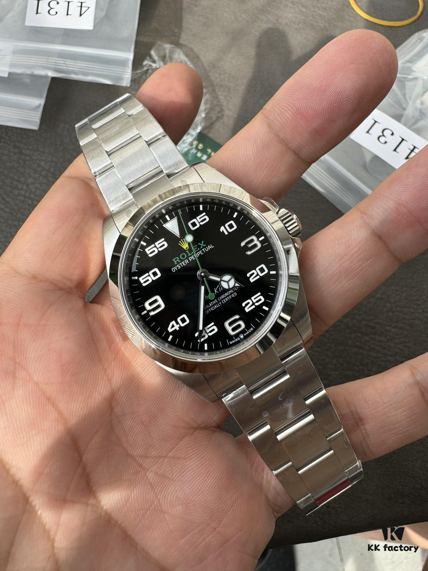 VS New Arrival Air Boss 40mm with Dandong 3230 Movement, No Slack, 72-Hour Power Reserve