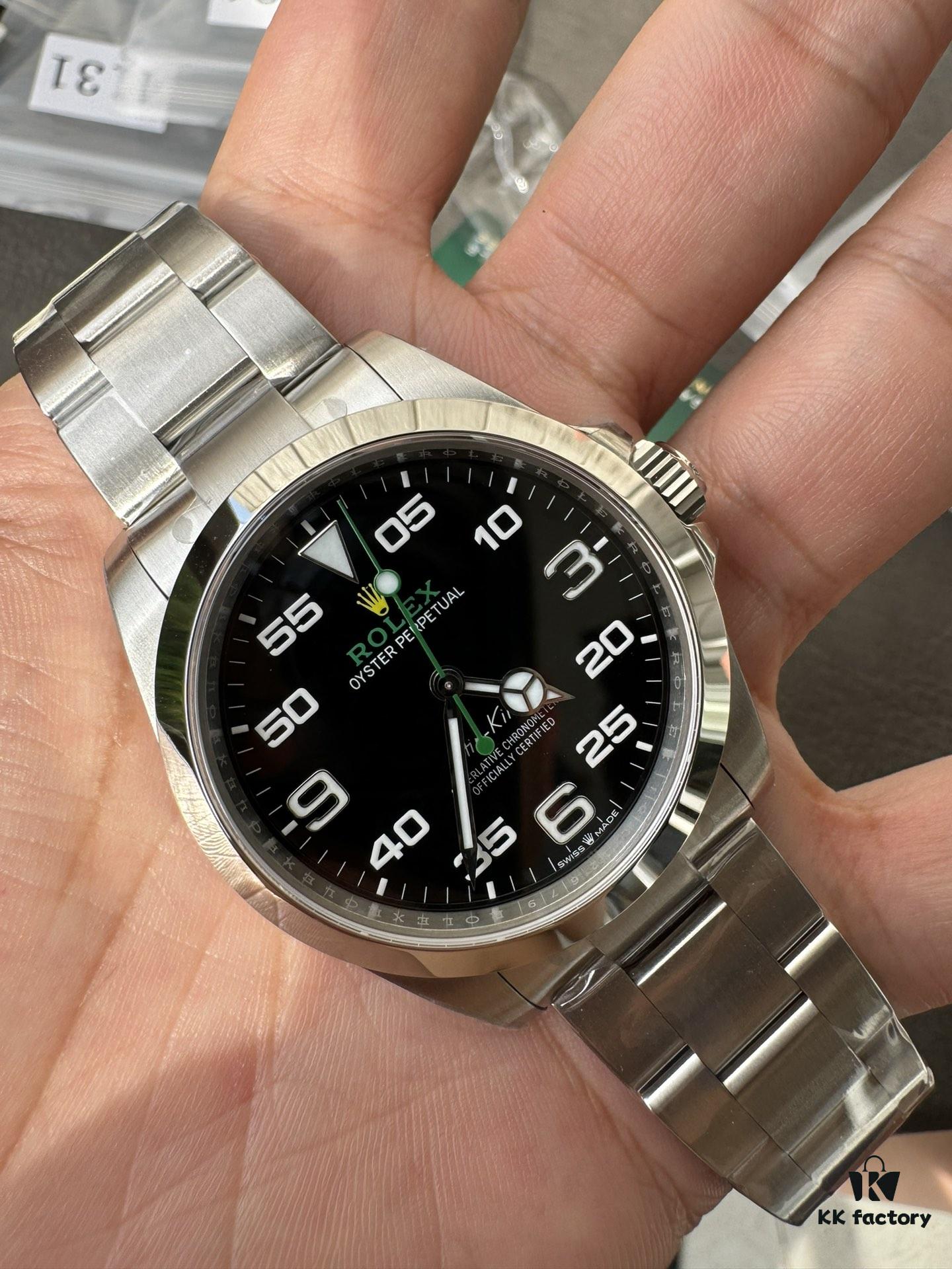 VS New Arrival Air Boss 40mm with Dandong 3230 Movement, No Slack, 72-Hour Power Reserve