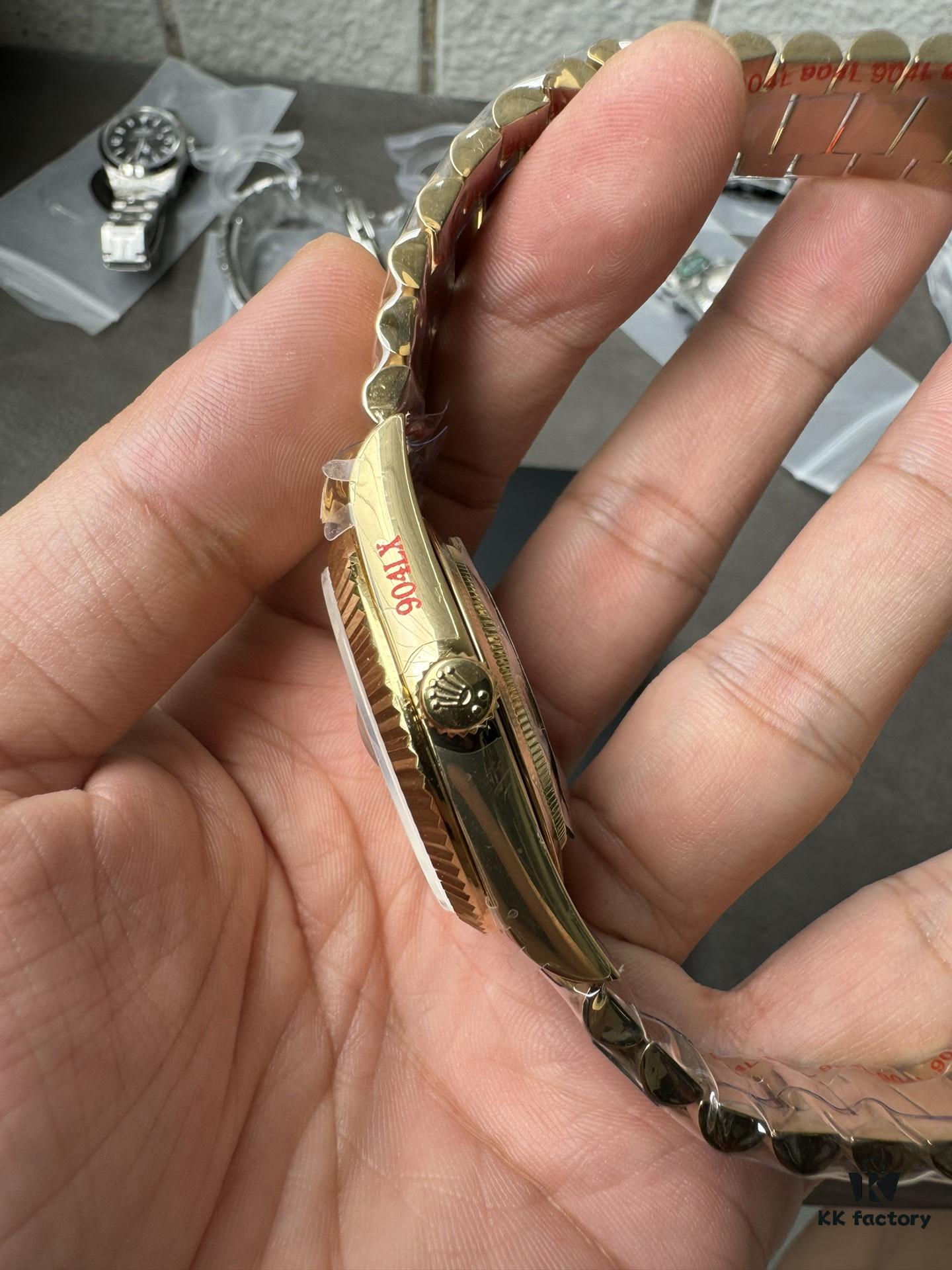 QF Weight-Optimized DD Yellow Rock Sugar 2836 Movement 40mm 186g