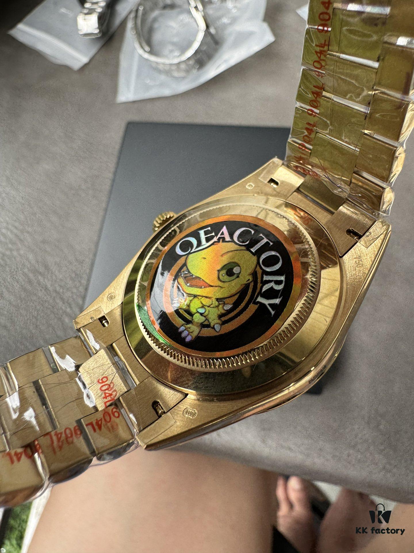 QF Weight-Optimized DD Yellow Rock Sugar 2836 Movement 40mm 186g