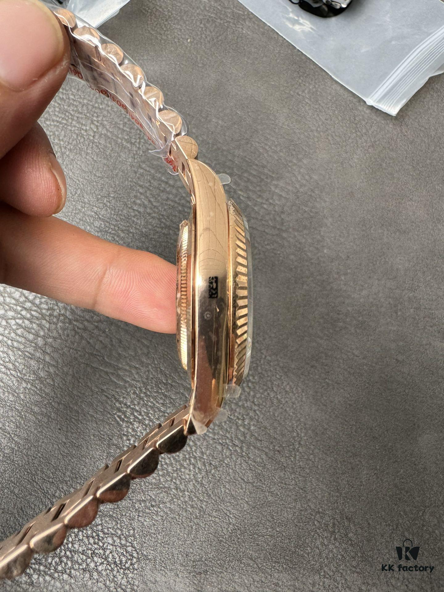 QF Weighted Version Rolex Day-Date Dual-Calendar 2836 Movement 40mm 185G