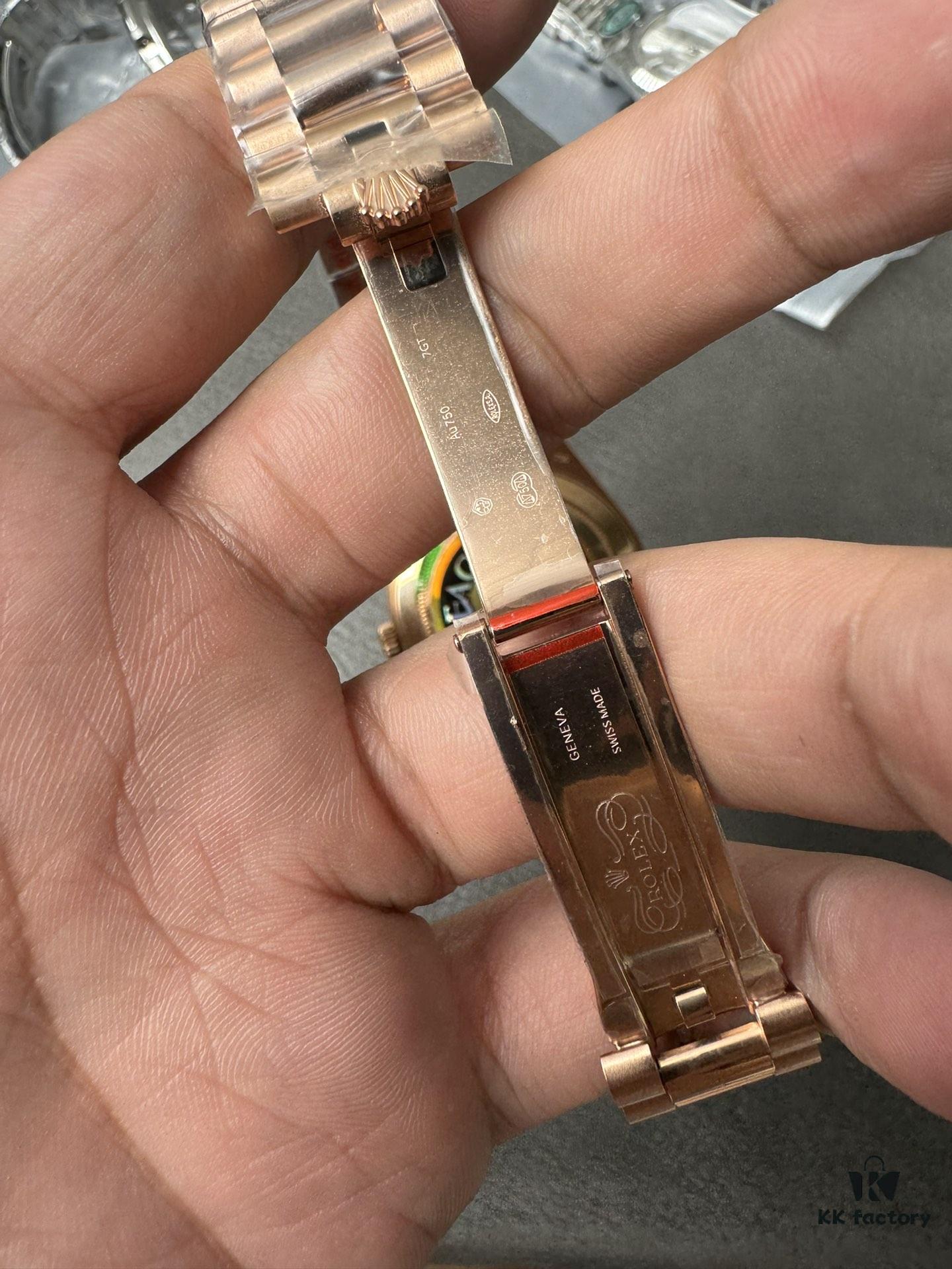 QF Weighted Version Rolex Day-Date Dual-Calendar 2836 Movement 40mm 185G