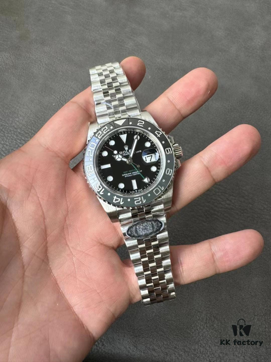 Clean New Black and Gray Ge Lin, Dandong 3285 Movement, Stylish and Durable