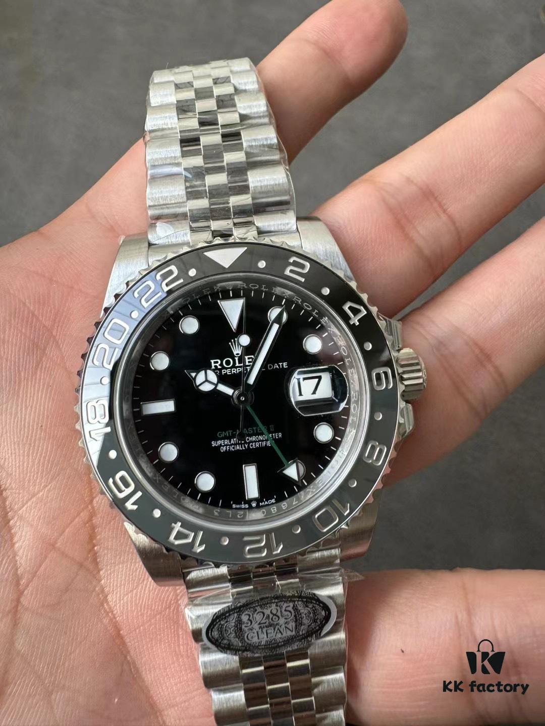 Clean New Black and Gray Ge Lin, Dandong 3285 Movement, Stylish and Durable