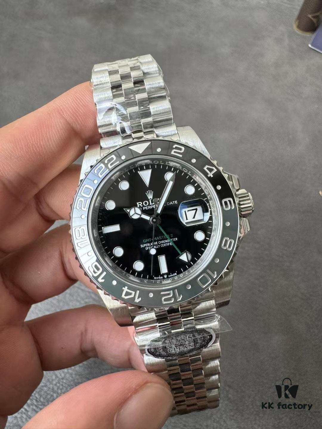 Clean New Black and Gray Ge Lin, Dandong 3285 Movement, Stylish and Durable