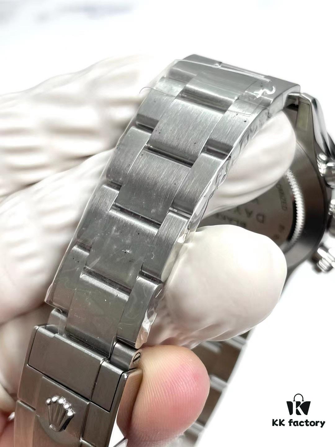 Custom Blaken Paul Newman Clean White Steel Upgrade German Substitute Dial with Hands, Bezel, CNC Cut Lugs, Full Brushed Finish