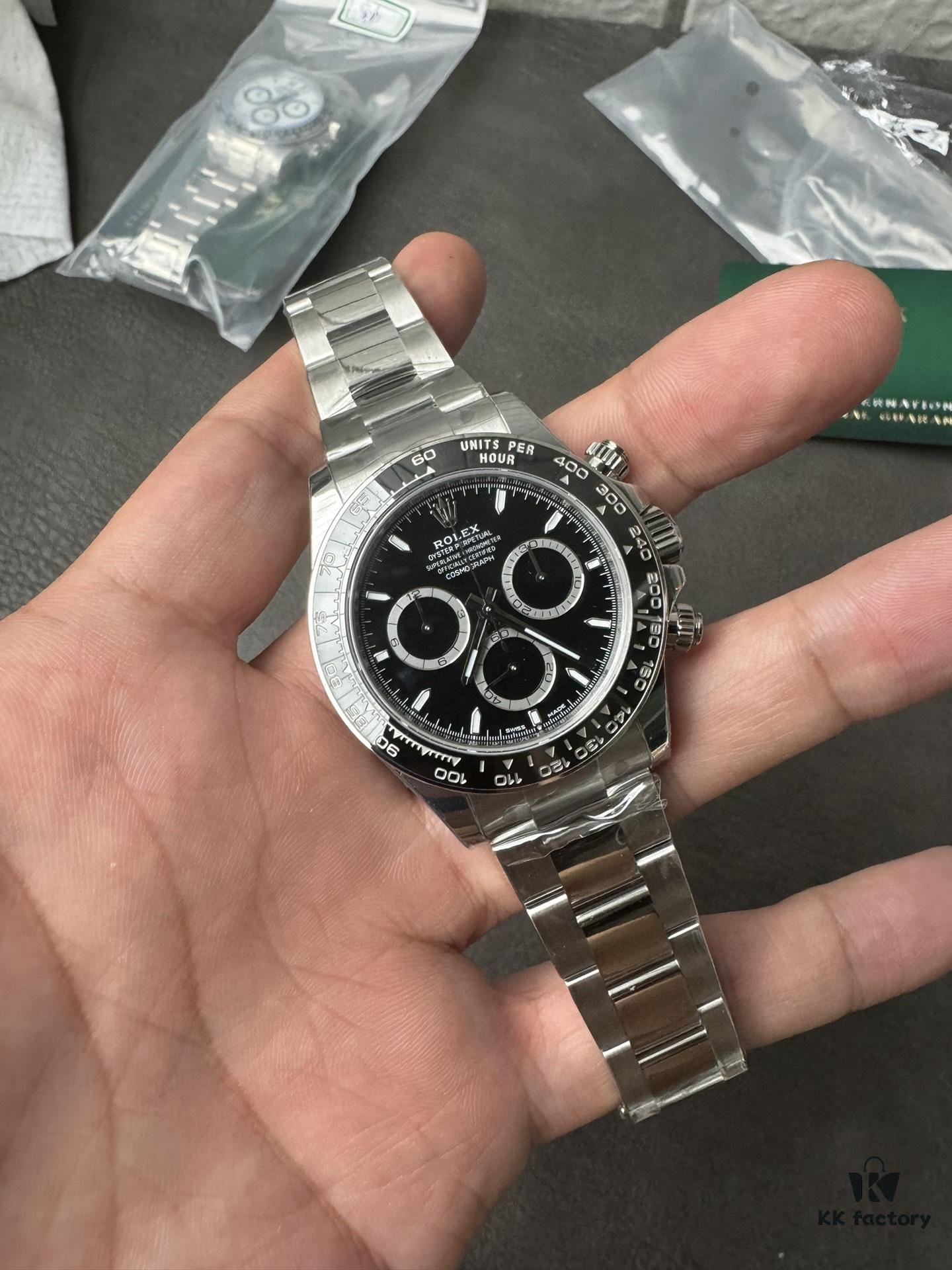 VS Affordable Version of Daytona with 4801 Movement, Similar to 4131 Case and Structure, Single-direction Winding, Skeleton Design Without Engraving, Much Cheaper Price