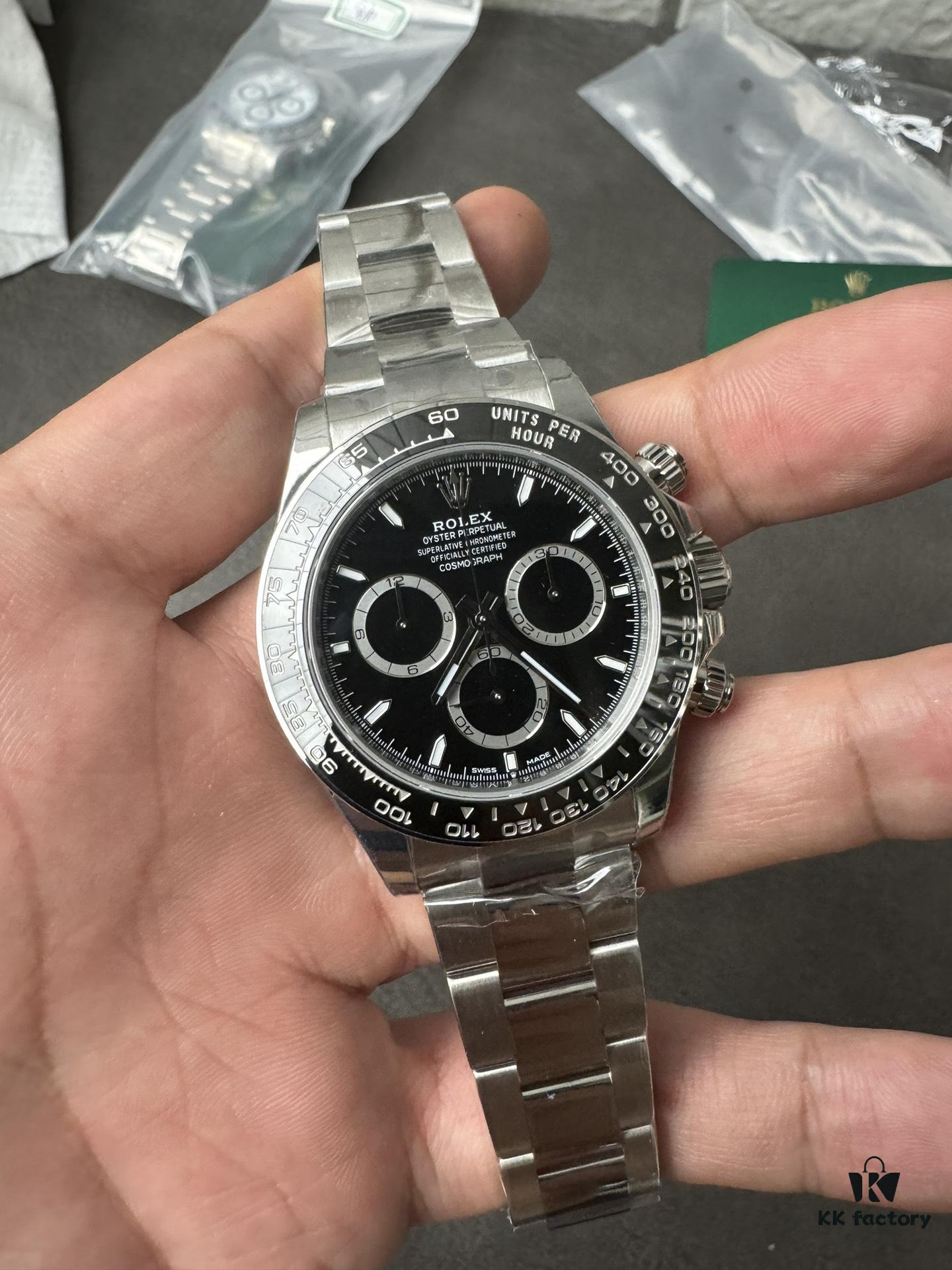 VS Affordable Version of Daytona with 4801 Movement, Similar to 4131 Case and Structure, Single-direction Winding, Skeleton Design Without Engraving, Much Cheaper Price