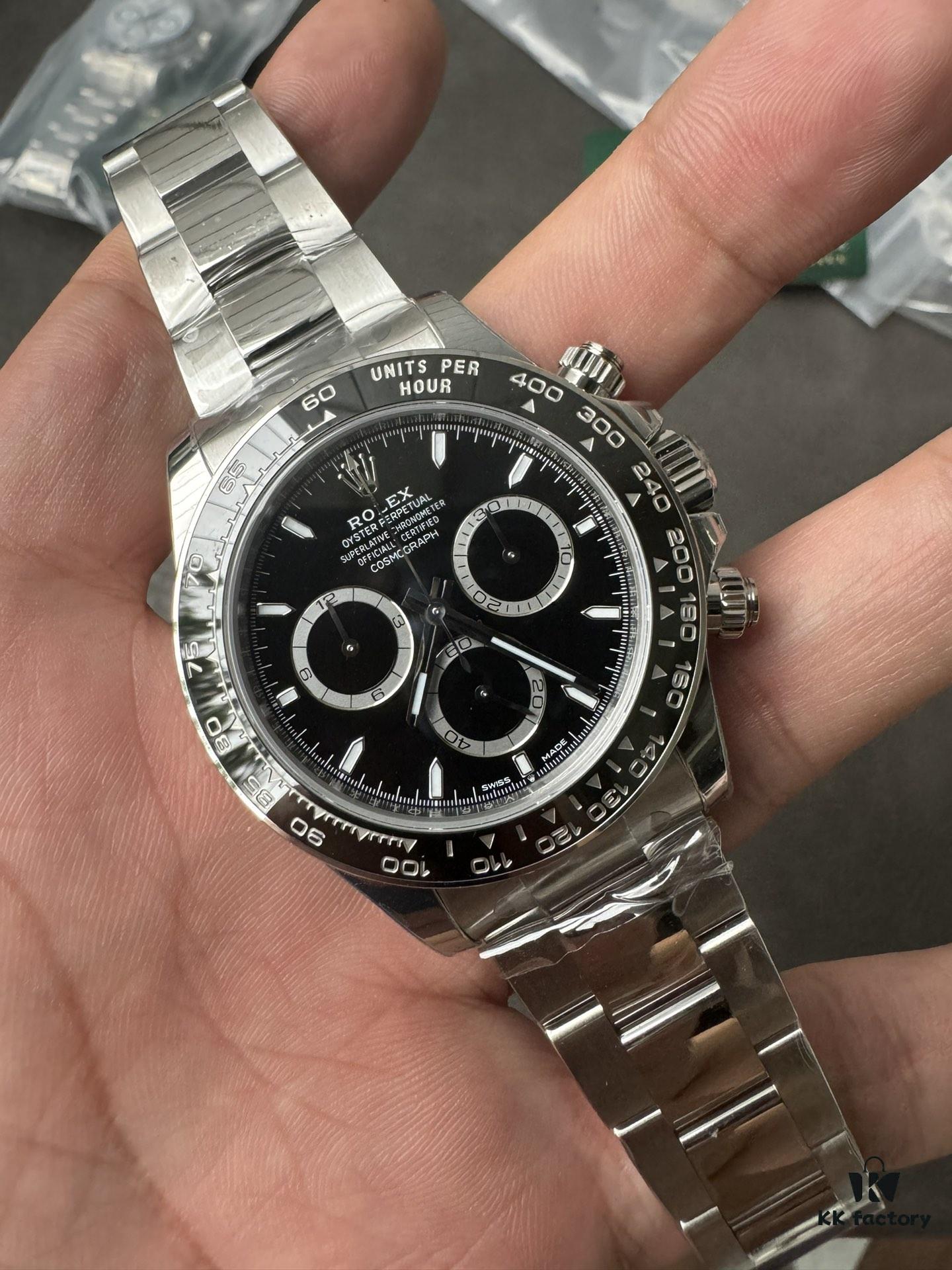 VS Affordable Version of Daytona with 4801 Movement, Similar to 4131 Case and Structure, Single-direction Winding, Skeleton Design Without Engraving, Much Cheaper Price