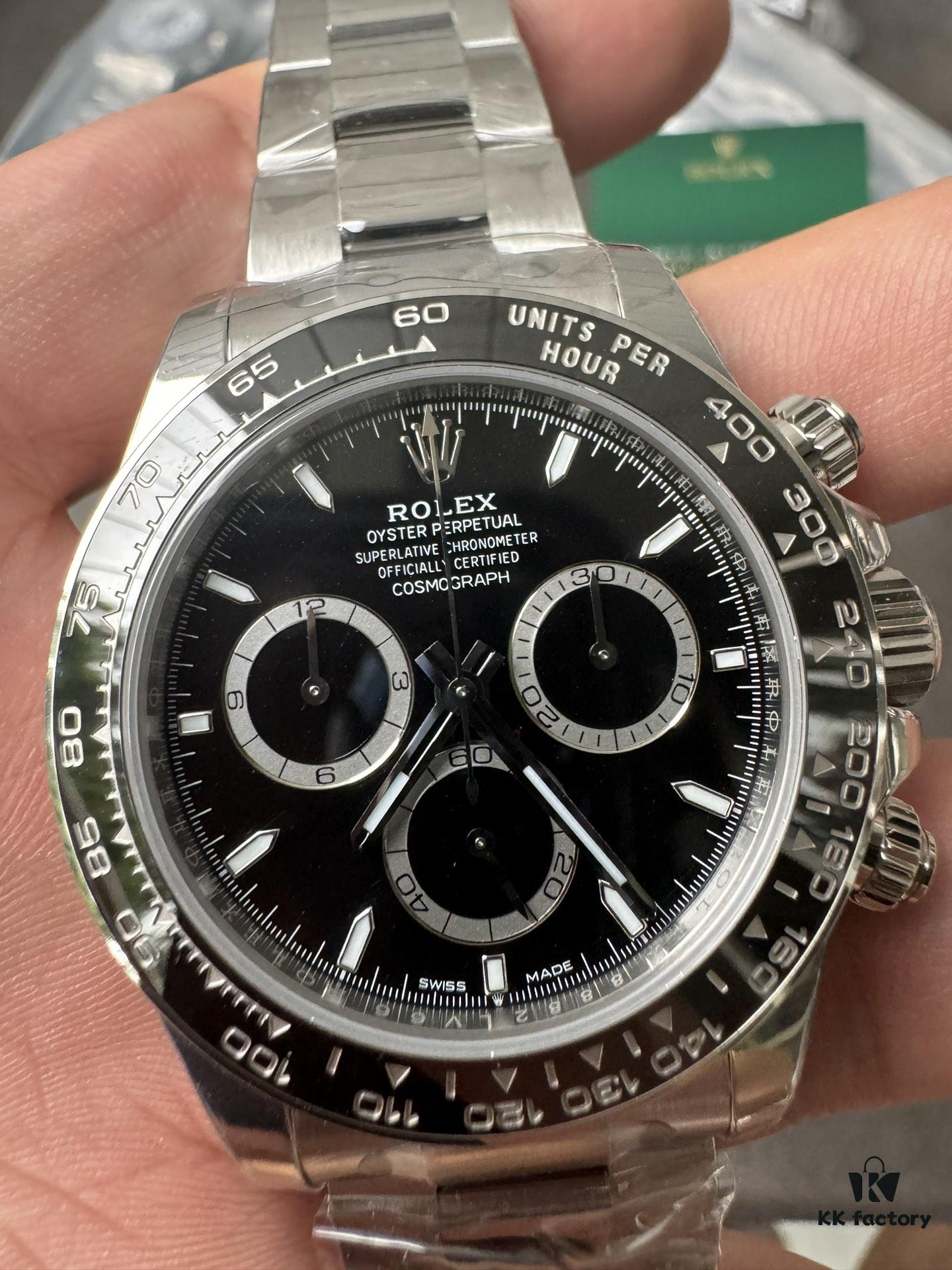 VS Affordable Version of Daytona with 4801 Movement, Similar to 4131 Case and Structure, Single-direction Winding, Skeleton Design Without Engraving, Much Cheaper Price